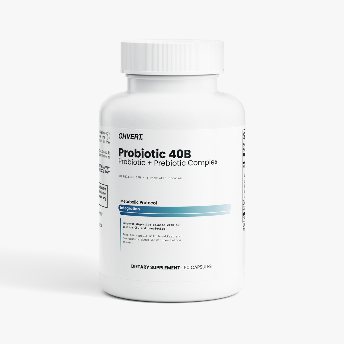 OHVERT Probiotic 40B - Integration