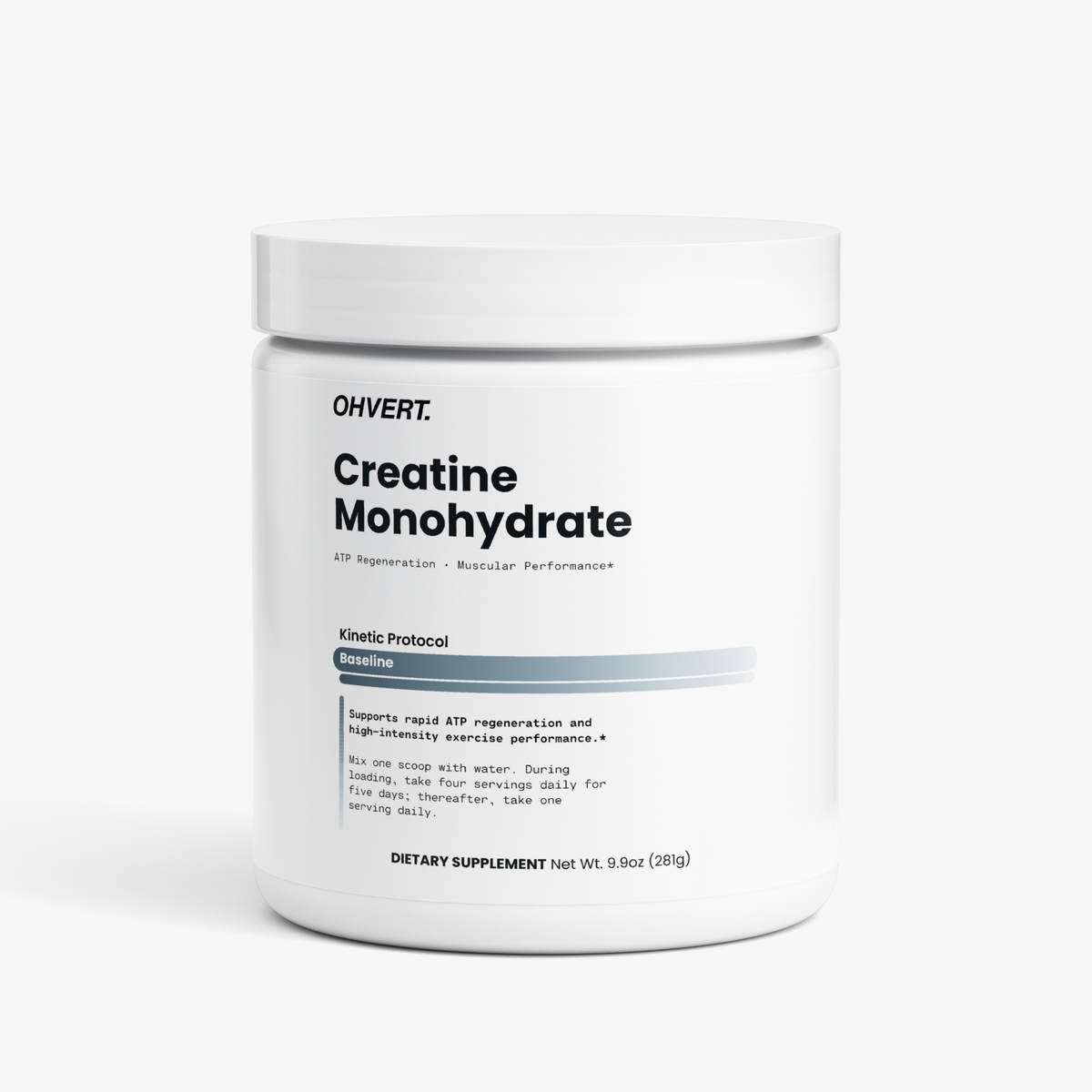 OHVERT Creatine Monohydrate Baseline