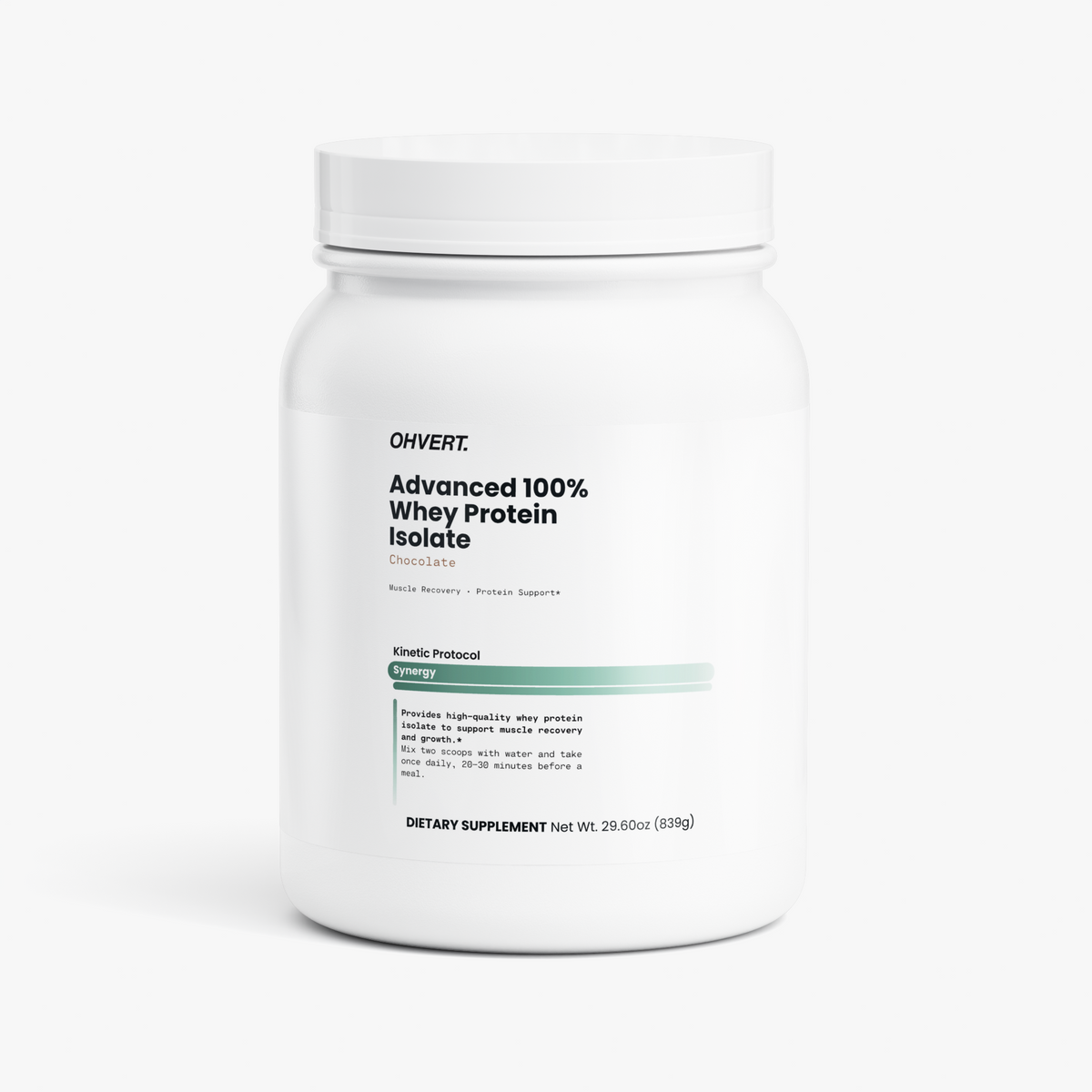 OHVERT Whey Protein Isolate Synergy