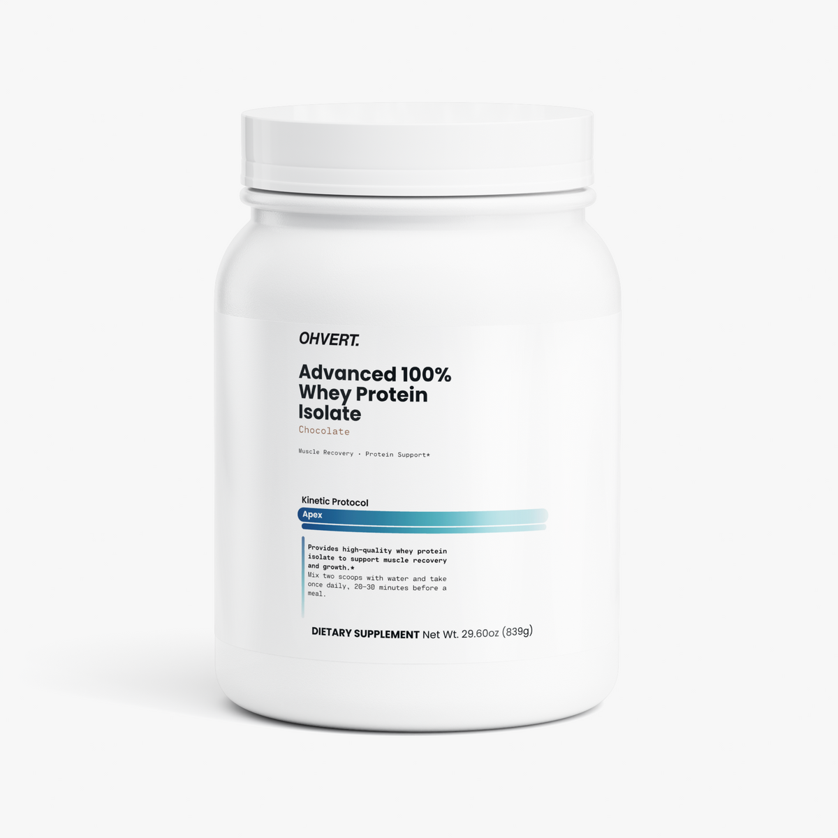 OHVERT Whey Protein Isolate Apex
